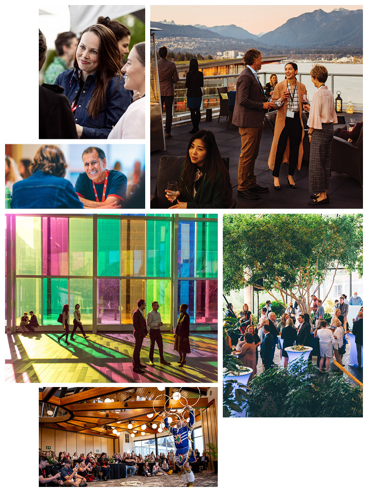 business events collage