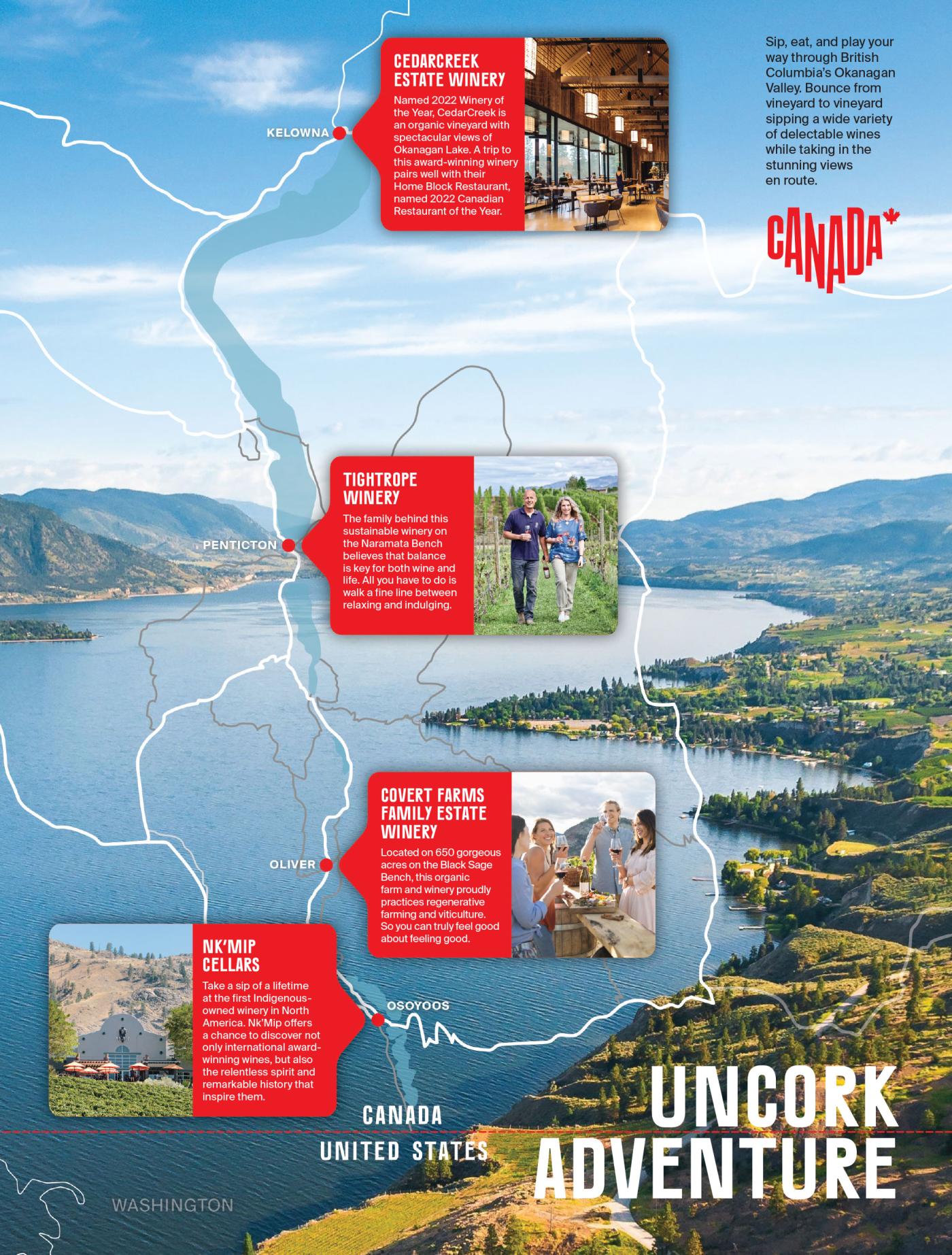An example of a one page 'Journeys' ad